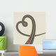 Road Shape Heart Wall Decal