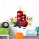 Christmas Candles Wall Decal
