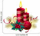 Christmas Candles Wall Decal