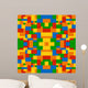 Colored Building Blocks Texture Wall Decal
