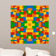 Colored Building Blocks Texture Wall Decal