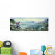 Cyclist Mountains Wall Decal