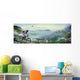 Cyclist Mountains Wall Decal
