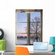 Winter Sunset Viewed through Wall Decal