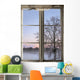 Winter Sunset Viewed through Wall Decal