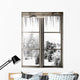 Winter Landscape Viewed through Wall Decal
