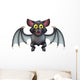 Cute Halloween Bat Cartoon Wall Decal