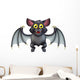Cute Halloween Bat Cartoon Wall Decal