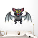 Cute Halloween Bat Cartoon Wall Decal