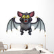 Cute Halloween Bat Cartoon Wall Decal