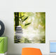 Abstract Zen Spa Bamboo Wall Decal