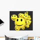 Smileys Showing Happy Positive Wall Decal