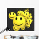 Smileys Showing Happy Positive Wall Decal
