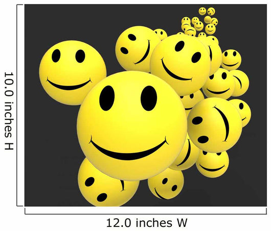 Smileys Showing Happy Positive Wall Decal