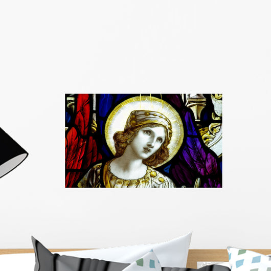 Stained Glass St Mary Wall Decal