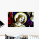 Stained Glass St Mary Wall Decal