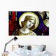 Stained Glass St Mary Wall Decal