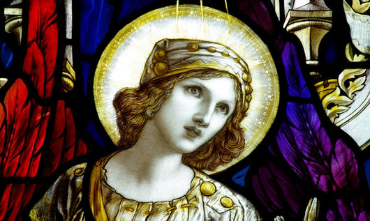 Stained Glass St Mary Wall Decal