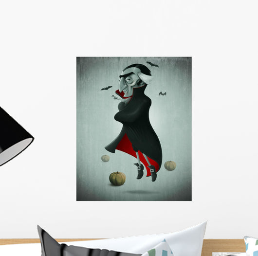 Vampire Halloween Wall Decal