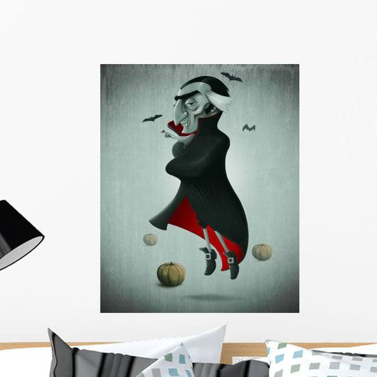Vampire Halloween Wall Decal