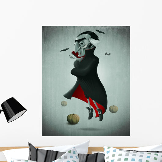 Vampire Halloween Wall Decal