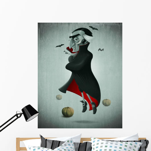Vampire Halloween Wall Decal