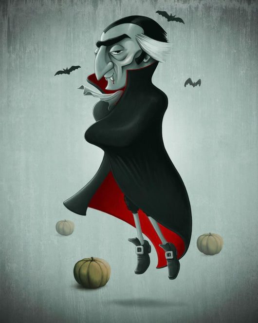 Vampire Halloween Wall Decal