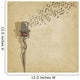 Vintage with Microphone Vector Wall Decal
