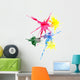 Multi-colored Blots Wall Decal