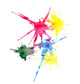 Multi-colored Blots Wall Decal