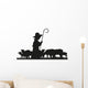Hirte und Schafe Wall Decal