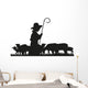 Hirte und Schafe Wall Decal