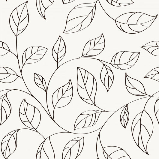 Pattern with Leaves Wall Decal