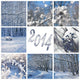 2014, collage paysages neige 