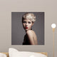 Beautiful Blonde Woman Retro Fashion Image 