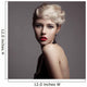 Beautiful Blonde Woman Retro Fashion Image 