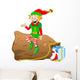 Weihnachtswichtel / Weihnachtself Wall Decal