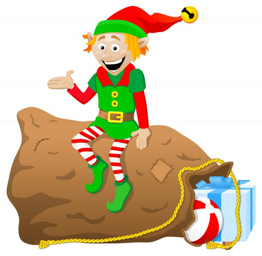 Weihnachtswichtel / Weihnachtself Wall Decal