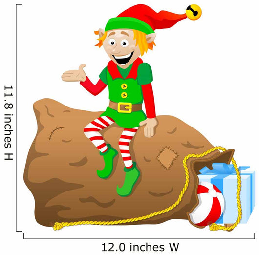 Weihnachtswichtel / Weihnachtself Wall Decal