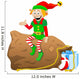 Weihnachtswichtel / Weihnachtself Wall Decal