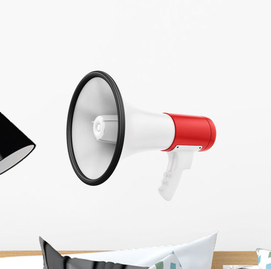 Render of a Megaphone Isolated on White 