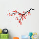 Plum blossom in Chinese painting style Wall Decal