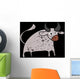 Bull Cartoon Icon. Wall Mural
