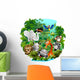 Wild Animals in the Jungle Wall Decal