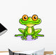 Frog Funny Cartoon Wall Decal