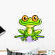 Frog Funny Cartoon Wall Decal