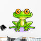 Frog Funny Cartoon Wall Decal