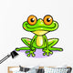 Frog Funny Cartoon Wall Decal