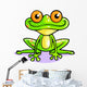 Frog Funny Cartoon Wall Decal