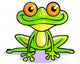 Frog Funny Cartoon Wall Decal